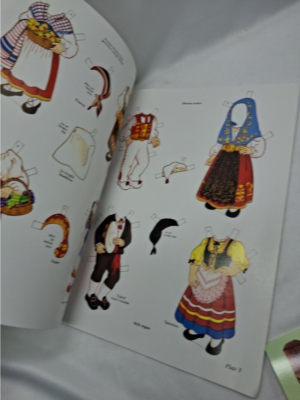 Vtg Italian Girl and Boy Paper Dolls Book 1993 Kathy Allert- Uncut - New - Picture 9 of 11